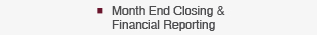 Month End Closing & Financial Reporting